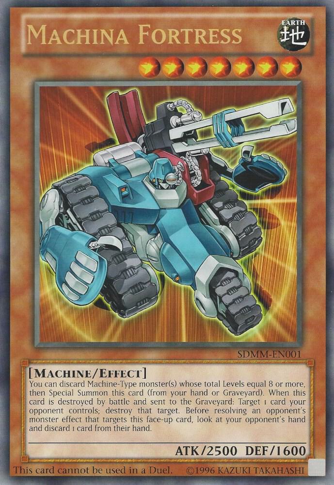 Machina Fortress (Oversized) (Machine Madness) SDMM-EN001 card from Yu-Gi-Oh! Value Boxes