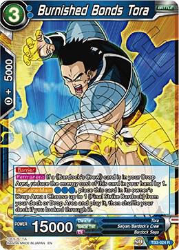 Burnished Bonds Tora TB3-024 card from Clash of Fates