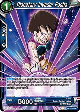 Planetary Invader Fasha TB3-027 card from Clash of Fates