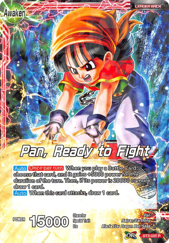 Pan // Pan, Ready to Fight (2018 Big Card Pack) BT3-001 card from Promotion Cards