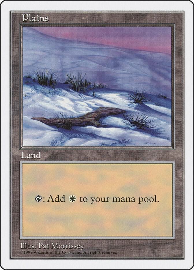 Plains 430 card from Fifth Edition