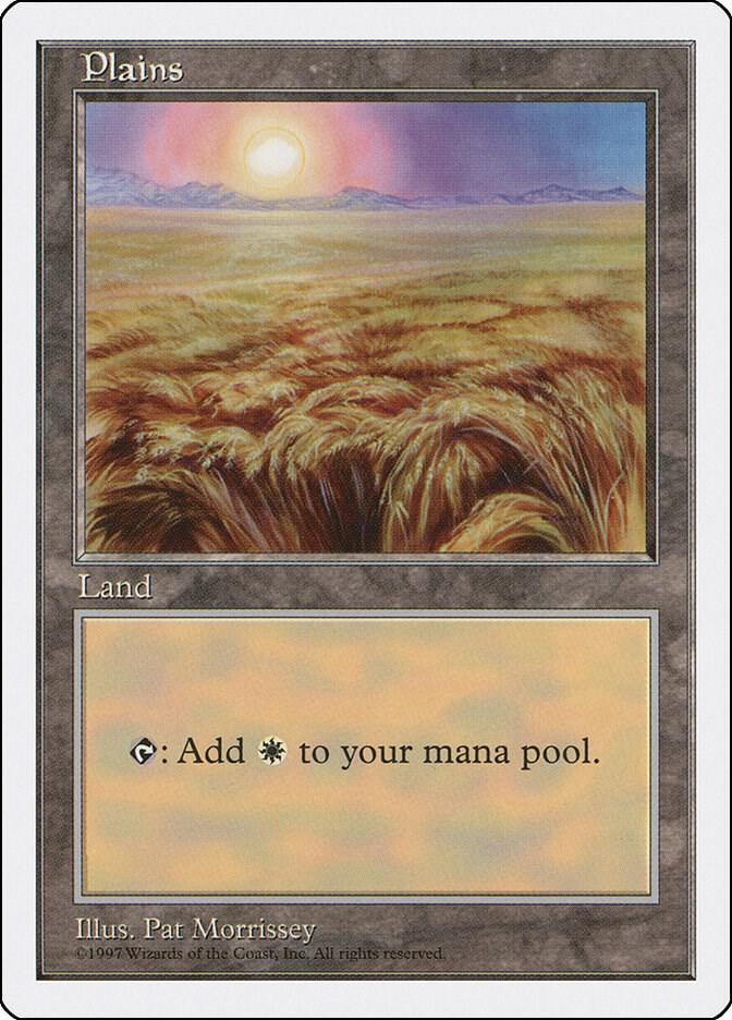 Plains 432 card from Fifth Edition