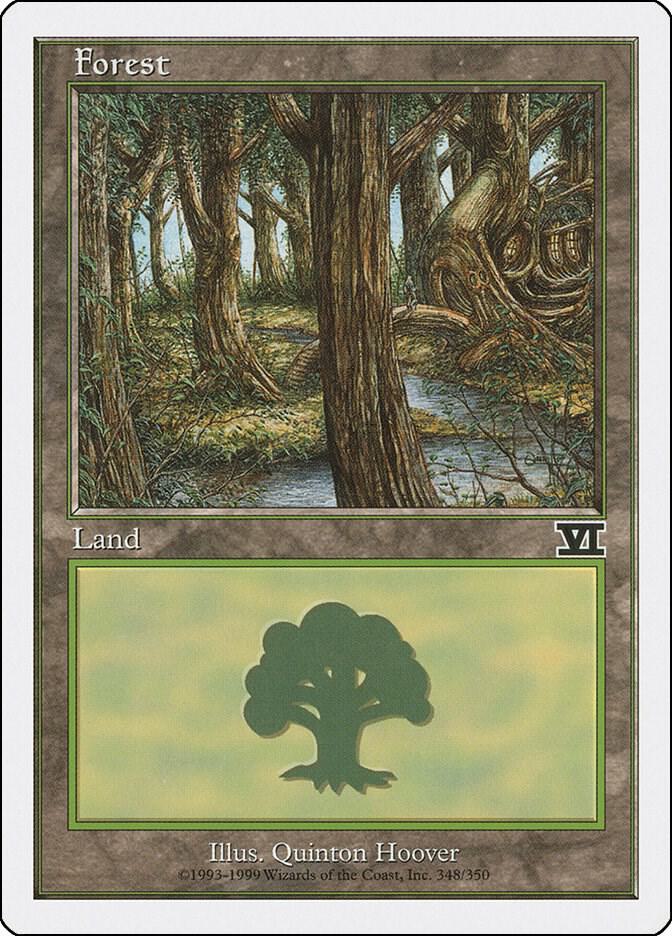Forest 348 card from Classic Sixth Edition