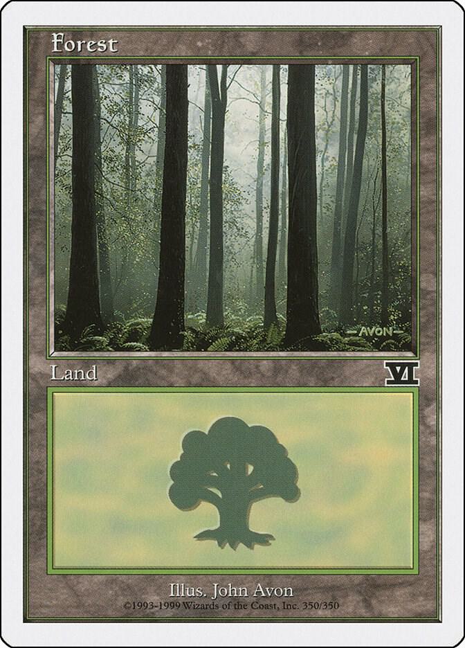 Forest 350 card from Classic Sixth Edition
