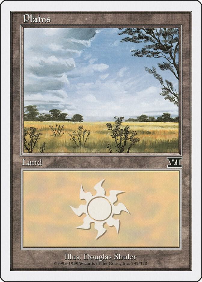 Plains 333 card from Classic Sixth Edition