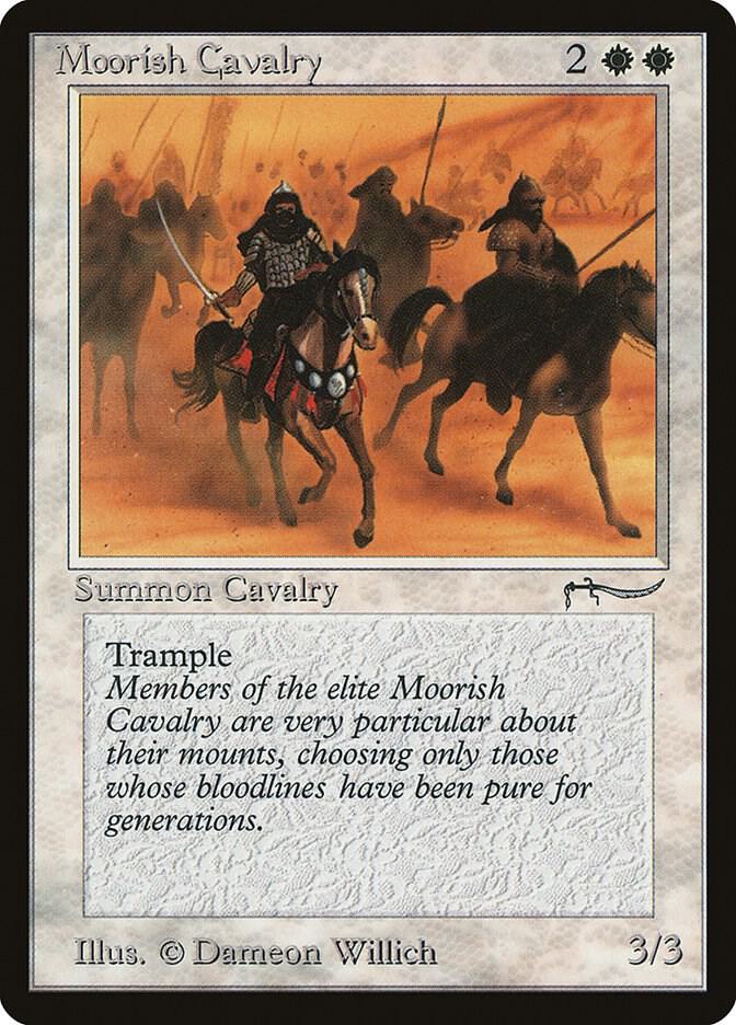 Moorish Cavalry (Light) card from Arabian Nights