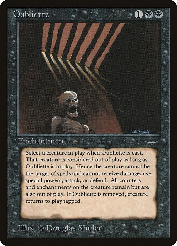 Oubliette (Light) card from Arabian Nights