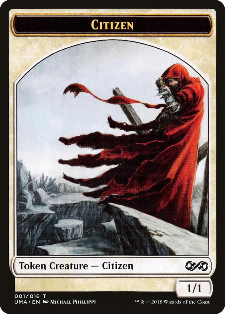 Citizen Token 1 card from Ultimate Masters