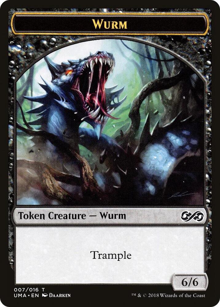 Wurm Token 7 card from Ultimate Masters