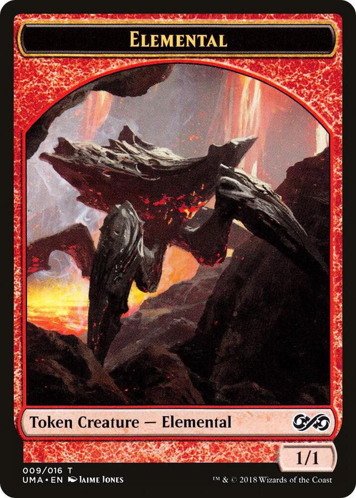 Elemental Token 9 card from Ultimate Masters