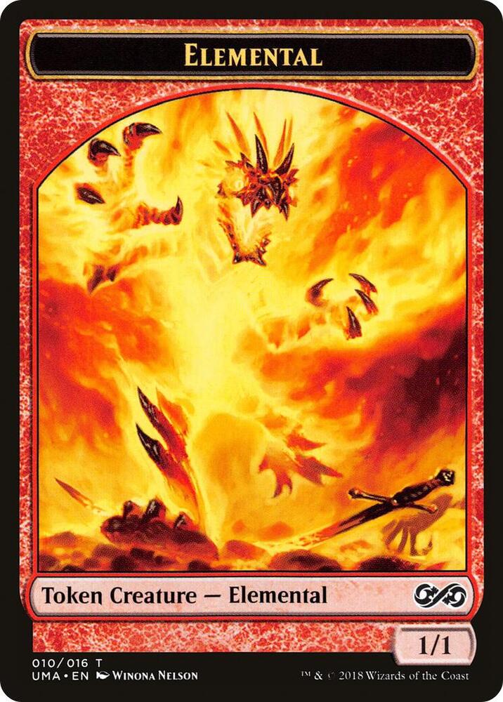 Elemental Token 10 card from Ultimate Masters