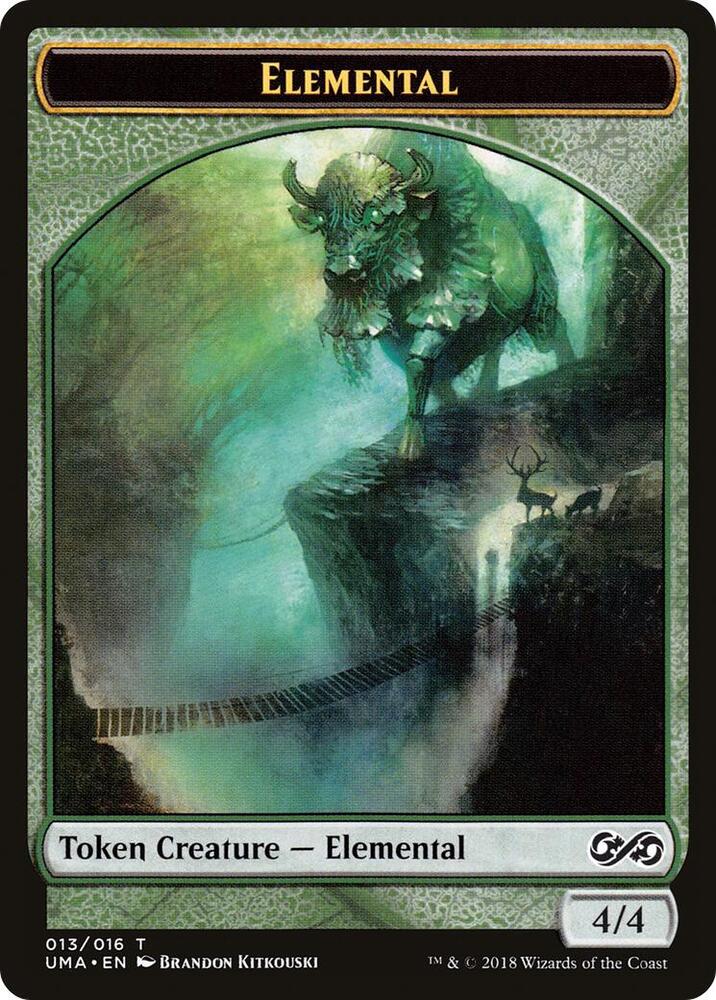 Elemental Token 13 card from Ultimate Masters