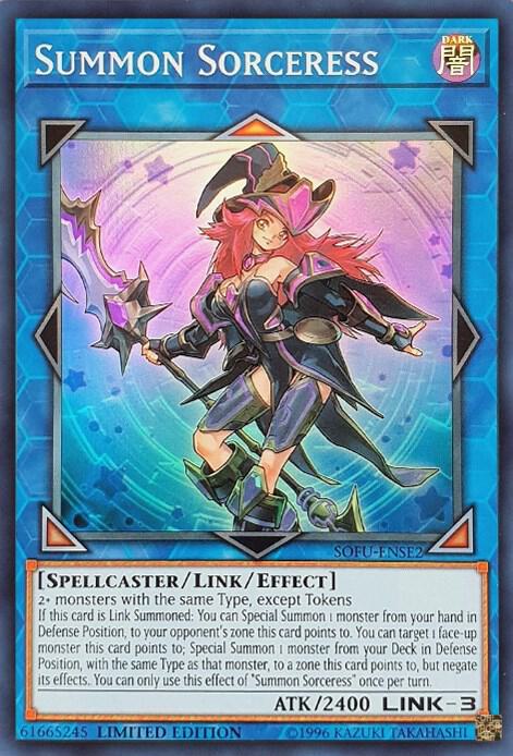 Summon Sorceress SOFU-ENSE2 card from Soul Fusion