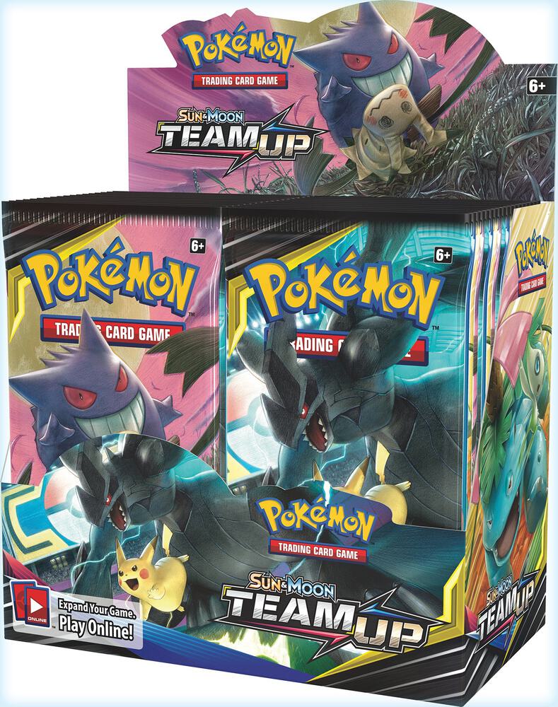 Team Up Booster Box card from SM - Team Up