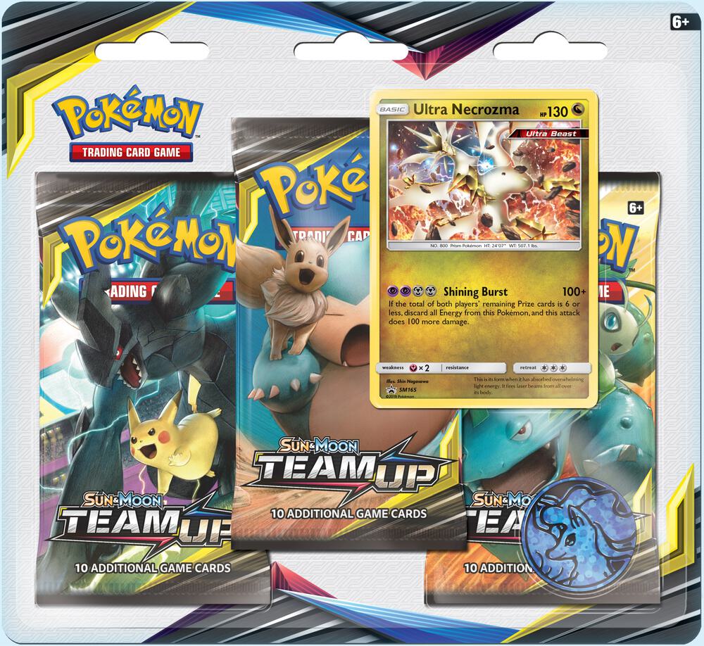 Team Up 3 Pack Blister [Ultra Necrozma] card from SM - Team Up