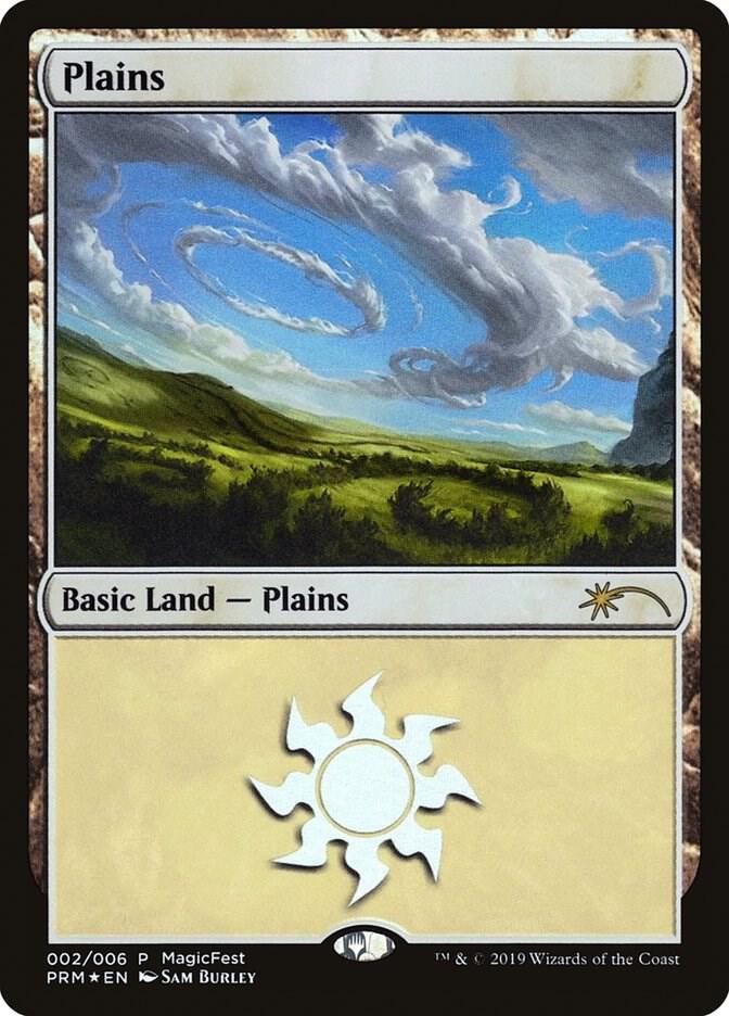 Plains (2019) 2 card from MagicFest Cards