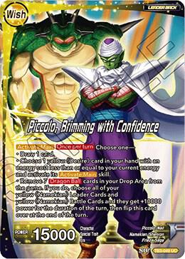 Dende // Piccolo, Brimming with Confidence TB3-049 card from Clash of Fates