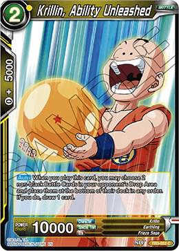 Krillin, Ability Unleashed TB3-052 card from Clash of Fates