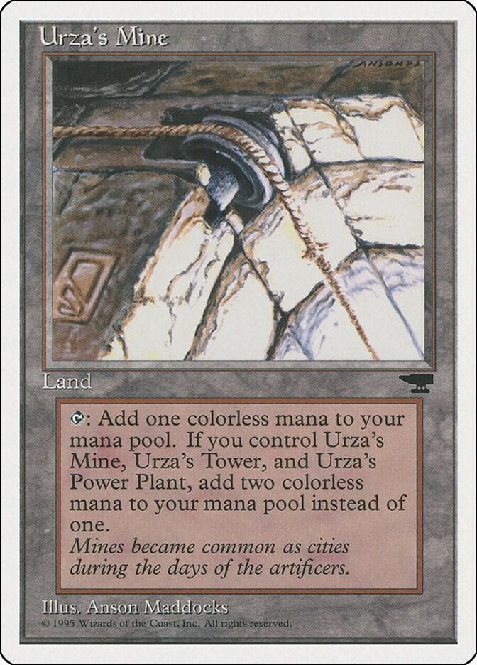 Urza's Mine (Pulley) card from Chronicles