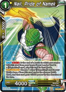 Nail, Pride of Namek TB3-058 card from Clash of Fates