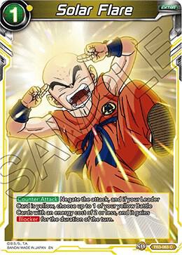 Solar Flare TB3-063 card from Clash of Fates