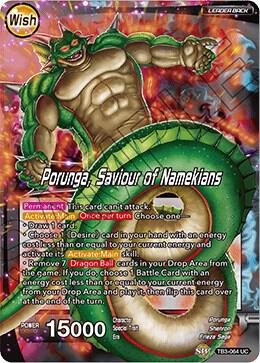 Dragon Ball // Porunga, Saviour of Namekians TB3-064 card from Clash of Fates