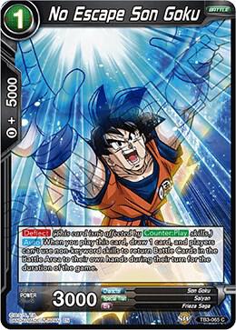 No Escape Son Goku TB3-065 card from Clash of Fates
