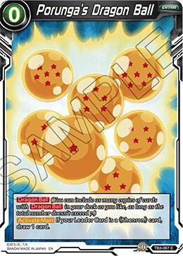 Porunga's Dragon Ball TB3-067 card from Clash of Fates