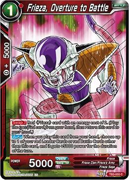 Frieza, Overture to Battle TB3-005 card from Clash of Fates