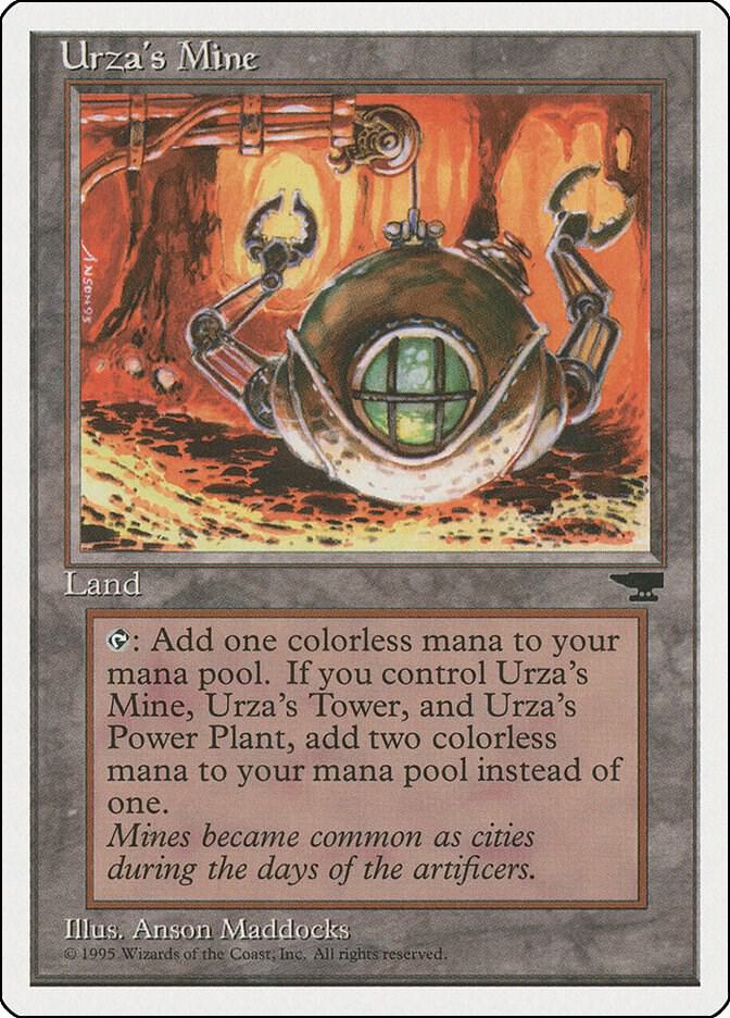 Urza's Mine (Clawed Sphere) card from Chronicles