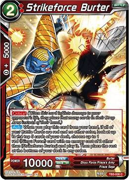 Strikeforce Burter TB3-008 card from Clash of Fates