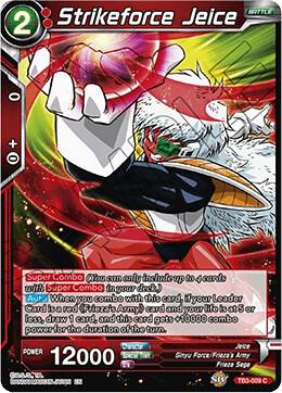 Strikeforce Jeice TB3-009 card from Clash of Fates