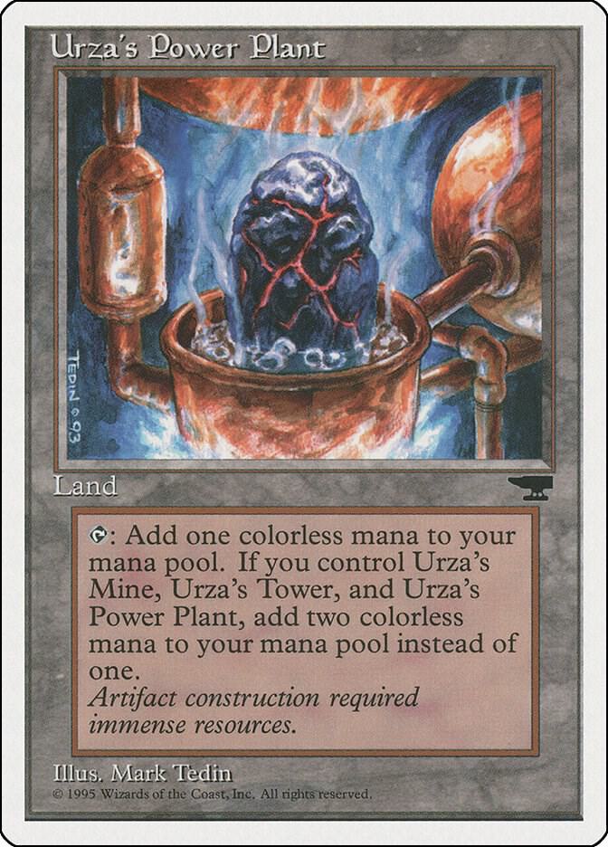 Urza's Power Plant (Rock in Pot) card from Chronicles