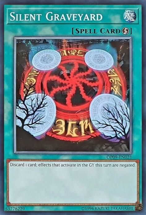 Silent Graveyard OP09-EN021 card from OTS Tournament Pack 9