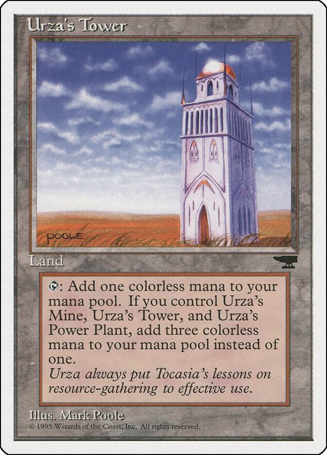 Urza's Tower (Plains) card from Chronicles