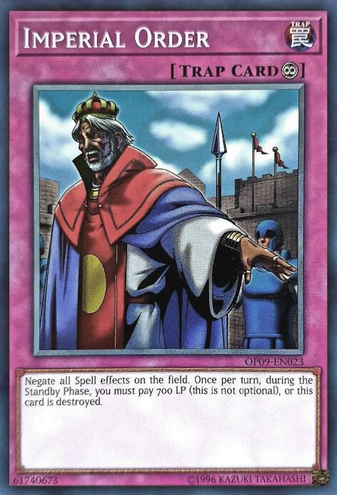 Imperial Order OP09-EN023 card from OTS Tournament Pack 9
