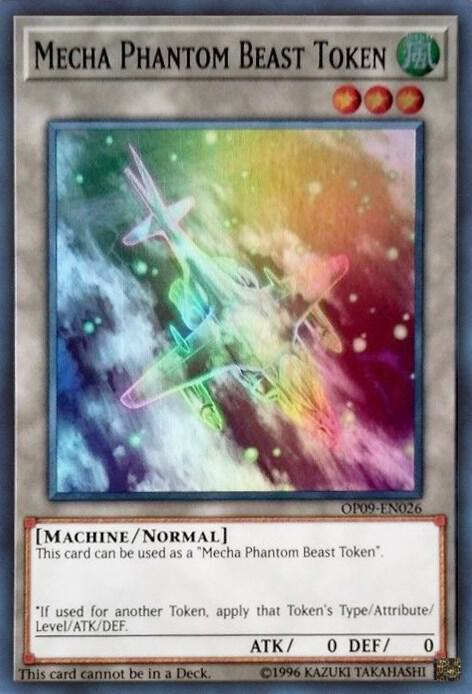 Token: Mecha Phantom Beast (B) - "Harrliard" OP09-EN026 card from OTS Tournament Pack 9