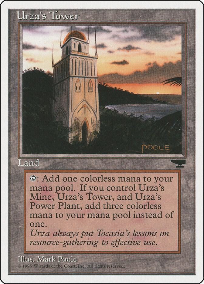 Urza's Tower (Shore) card from Chronicles