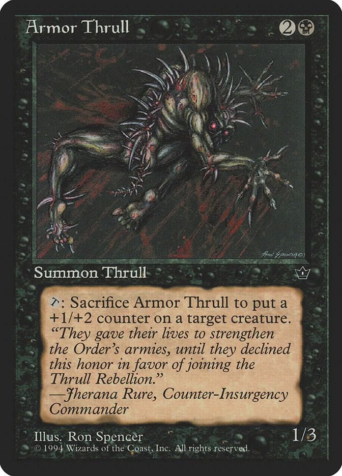 Armor Thrull (Spencer) card from Fallen Empires