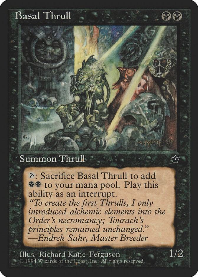 Basal Thrull (Kane-Ferguson) card from Fallen Empires
