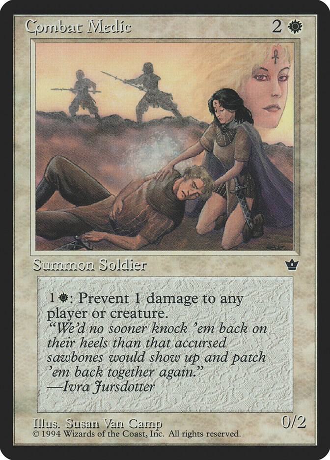 Combat Medic (Van Camp) card from Fallen Empires