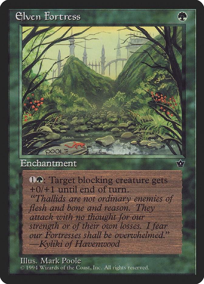 Elven Fortress (Poole) card from Fallen Empires