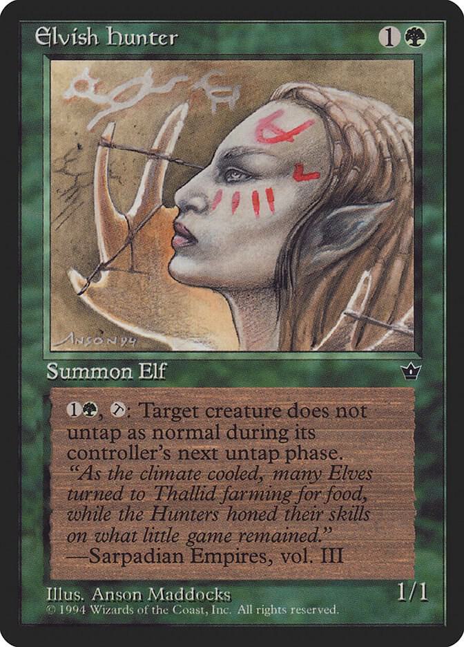 Elvish Hunter (Maddocks) card from Fallen Empires