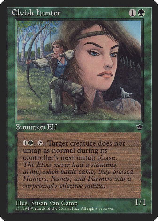 Elvish Hunter (Van Camp) card from Fallen Empires