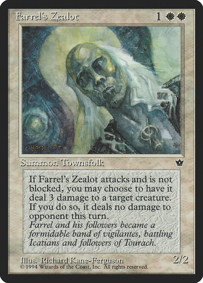 Farrel's Zealot (Kane-Ferguson) card from Fallen Empires