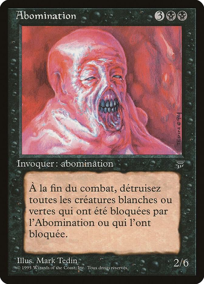 Abomination (French) card from Renaissance