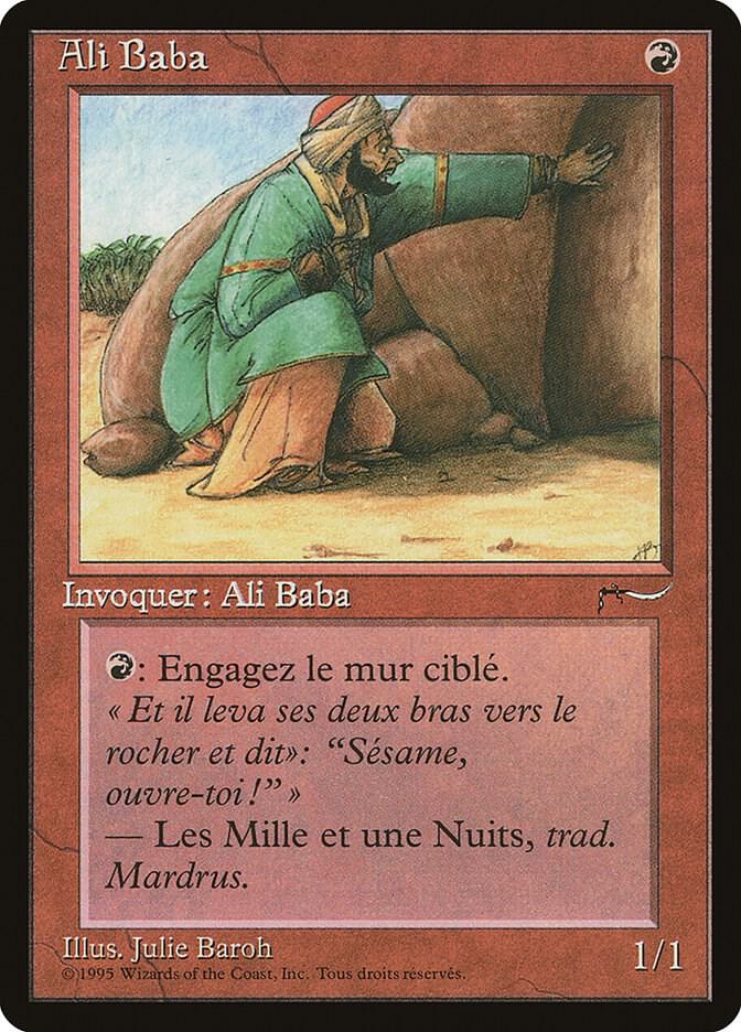 Ali Baba (French) card from Renaissance