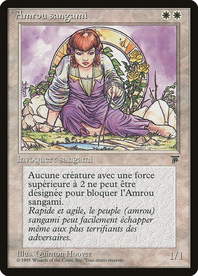Amrou Kithkin (French) - "Amrou sangami" card from Renaissance