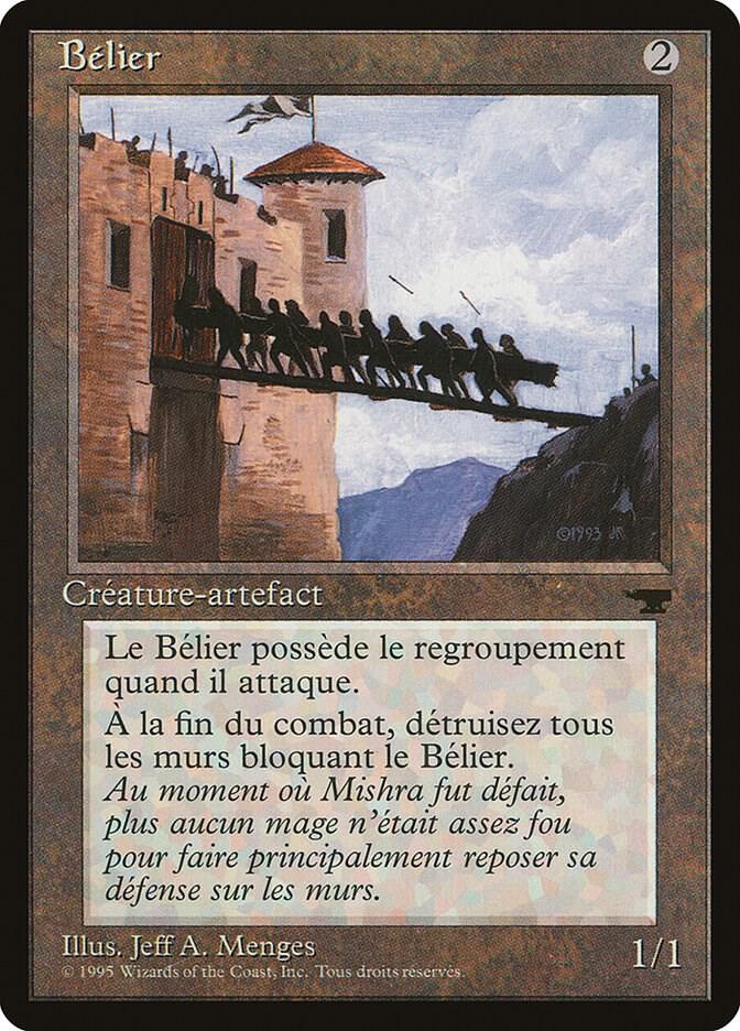 Battering Ram (French) - "Belier" card from Renaissance