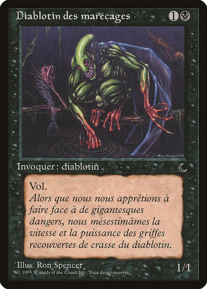 Bog Imp (French) - "Diablotin des marecages" card from Renaissance